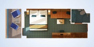 carnival breeze balcon plan