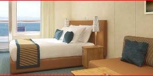 carnival breeze vers l'arrière poupe avec balcon étendu