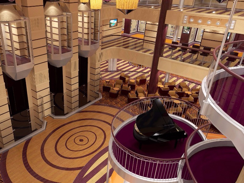 Carnival Croisière Breeze Atrium