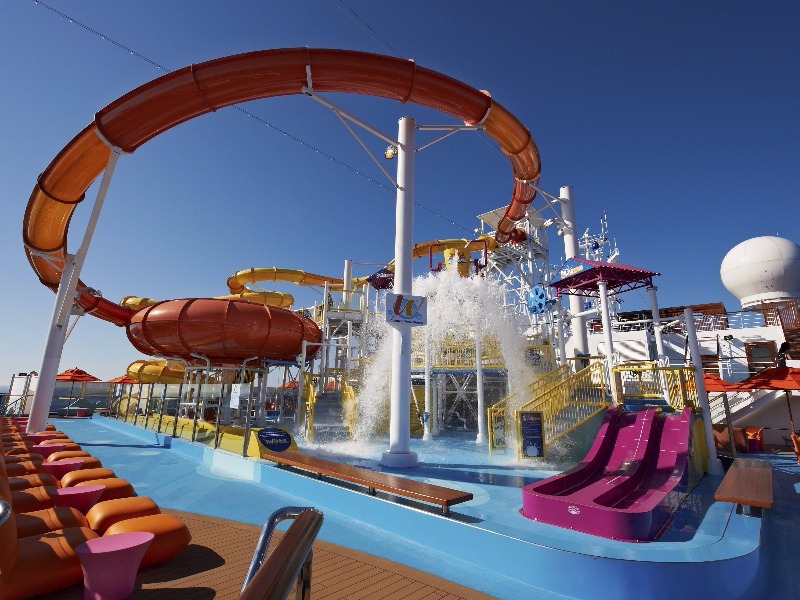 Carnival Croisière Breeze Parc aquatique Waterworks