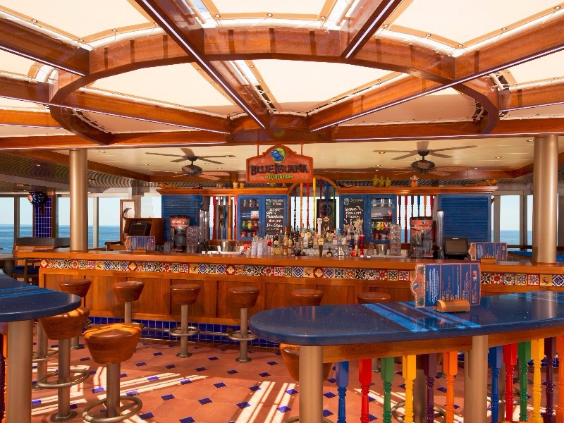Croisière Carnival Freedom Bar à tequila Blue Iguana