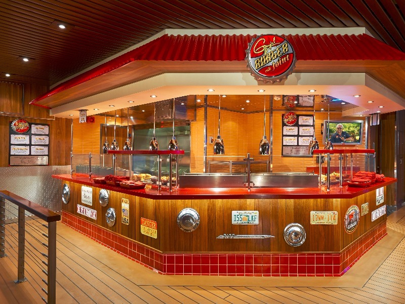 Croisière Carnival Magic Restaurant Guy's burger joint