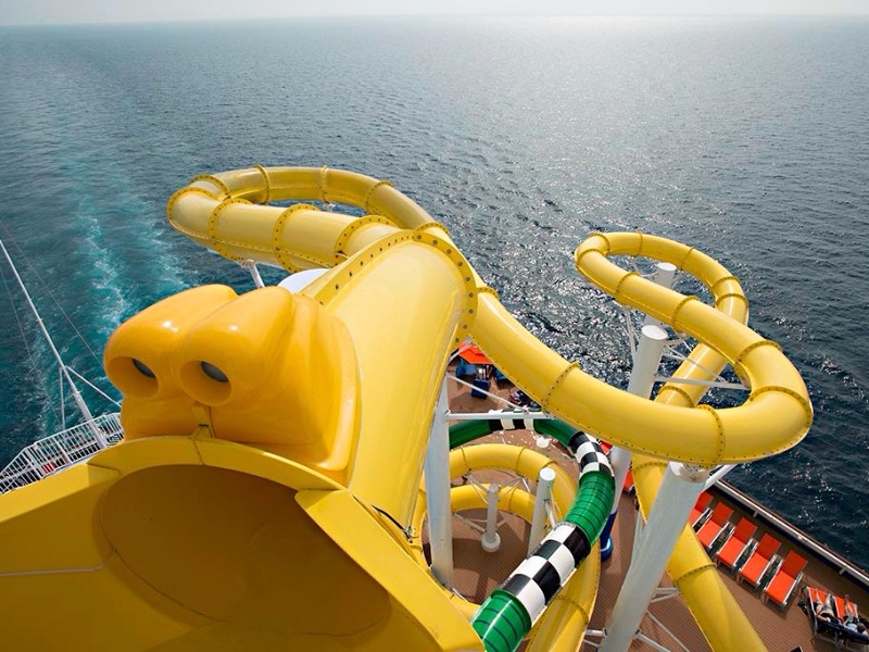 Croisière Carnival Sunshine Glissades d'eau