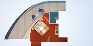 carnival freedom privilege vista balcon plan 