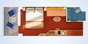 carnival glory balcon plan 