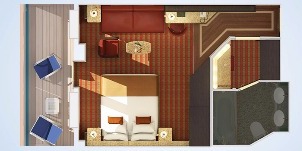 carnival splendor cloud 9 suite plan