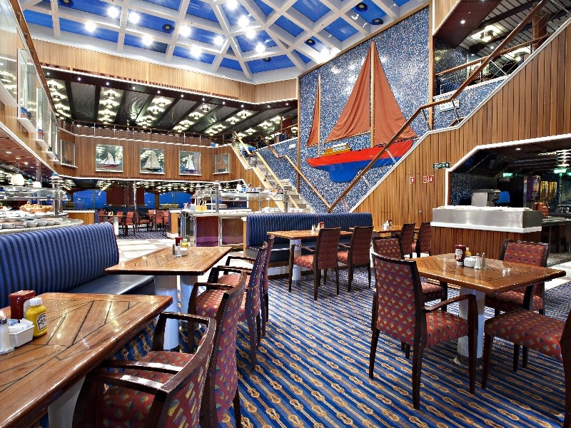 CCL Carnival Croisière Glory Restaurant Red Sail Lido