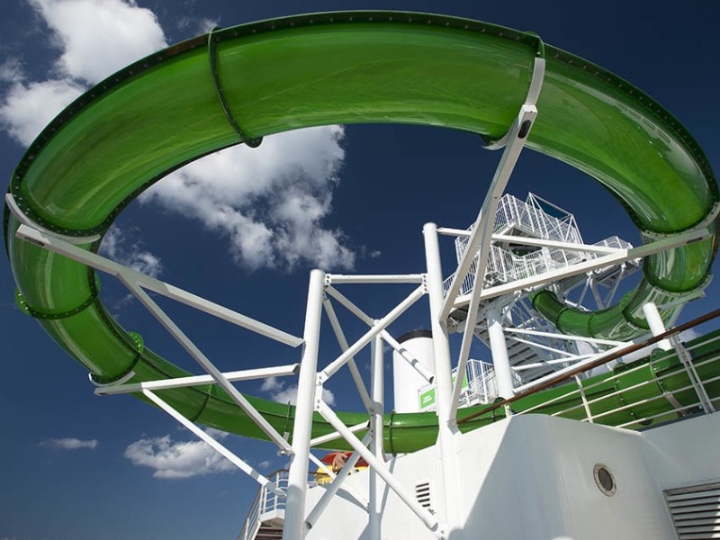 CCL Carnival Croisière Legend Glissade d'eau Twister