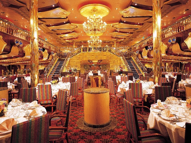 CCL Carnival Croisière Liberty Salle à Manger du restaurant Golden Olympian