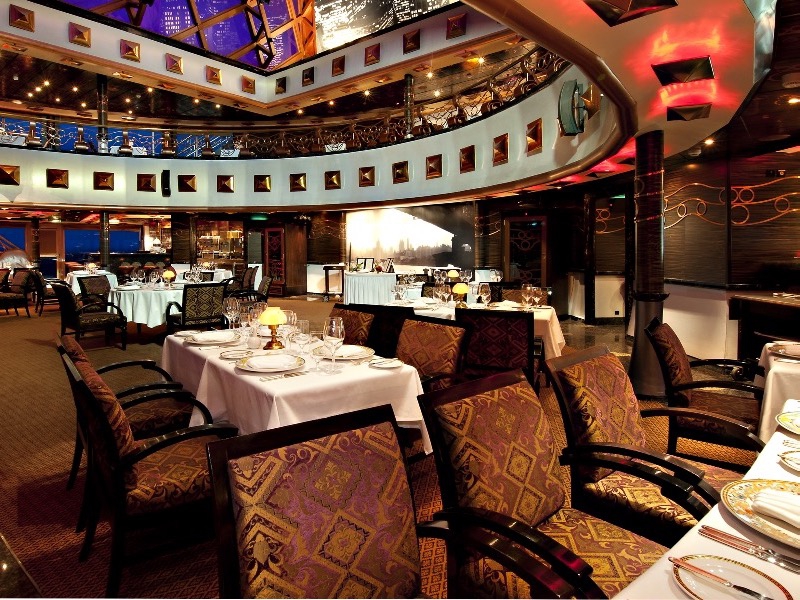 CCL Carnival Croisière Miracle Restaurant Nick & Nora's Steakhouse