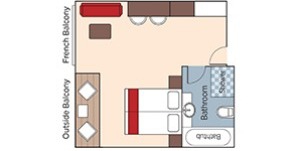 Croisière AMA AmaWaterways AmaDara Catégorie Suite plan