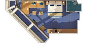 Croisière CCL Carnival Conquest vue mer grand panoramique