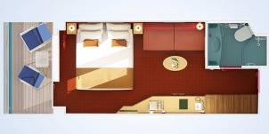 Croisière CCL Carnival Dream balcon spa Cloud 9