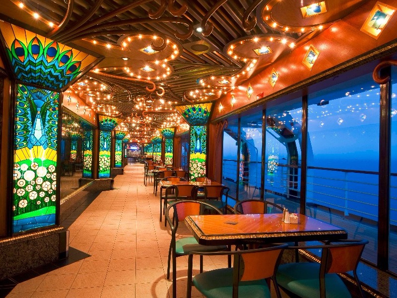 Croisière Ccl Carnival Elation Restaurant Tiffany's Lido