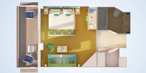 Carnival Horizon Cloud 9 spa suite