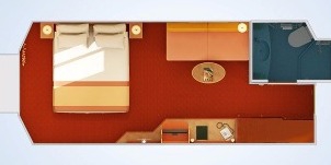 Croisière CCL Carnival Liberty hublots