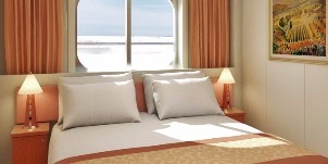 Croisière CCL Carnival Liberty intérieure fenêtre panoramique vue passerelle