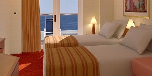 Croisière Ccl Carnival Miracle Cabine Balcon Étendu