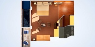 Croisière Ccl Carnival Miracle Cabine Suite Junior