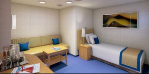 Croisiere ccl Carnival Panorama Intérieure avec couchette supérieure/inférieure