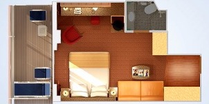 Croisière CCL Carnival Pride premium avec balcon