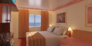 Croisière CCl Carnival Spirit Cabine vue mer 