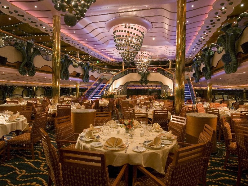 Croisière CCL Carnival Splendor Salle à Manger du restaurant Black Pearl