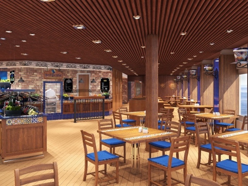 Croisière CCL Carnival Sunrise BlueIguana Cantina