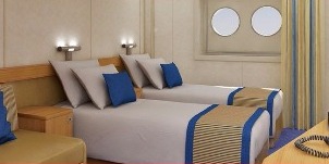 Croisière CCL Carnival Sunshine Cabine Intérieure Hublot