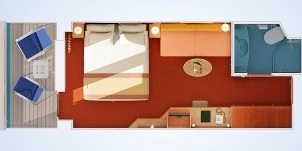 Croisière CCL Carnival Valor Cabine Balcon 