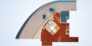 Croisière CCL Carnival Valor Cabine Premium Vista Balcon