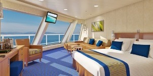 Croisière CCL Carnival Valor Cabine Vue Mer Panoramique Grand