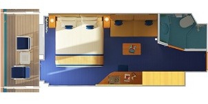 Croisière Ccl Carnival Vista Cabine Balcon