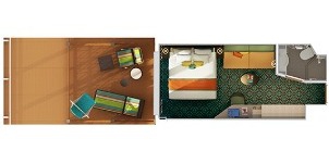 Croisière CCL Carnival Vista Havana Cabana plan