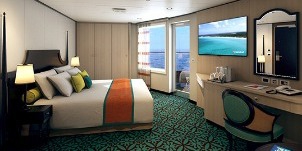 Croisière CCL Carnival Vista Havana Cabana premium vista avec balconcabine