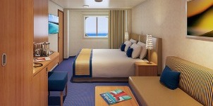 Croisière CCL Carnival Vista vue mer obstruée cabine