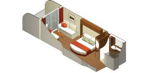 Croisière CEL Celebrity Eclipse AquaClass Plan