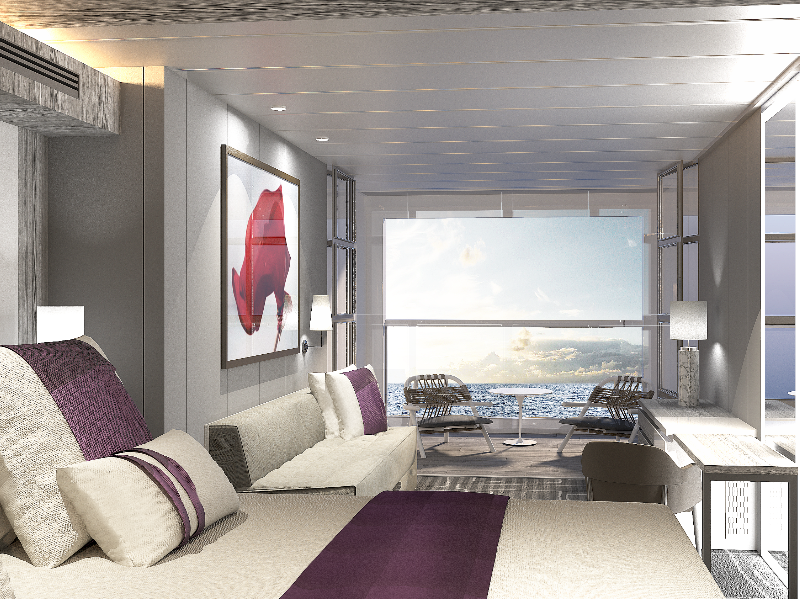 Croisière CEL Celebrity Edge Cabine avec Infinite Veranda