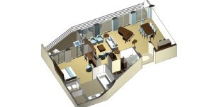 Croisière CEL Celebrity Equinox Suite Penthouse Plan
