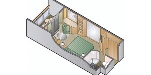 Croisière CEL Celebrity Millennium Cabine Véranda