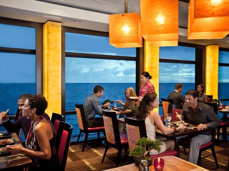 Croisière CEL Celebrity Solstice Restaurant Silk Harvest