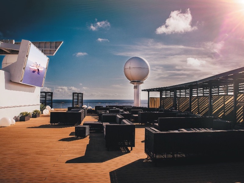 Croisière CEL Celebrity Terrasse Sur le pont supérieur