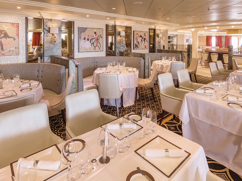 Croisière Cunard Queen Mary 2 Restaurant The Verandah