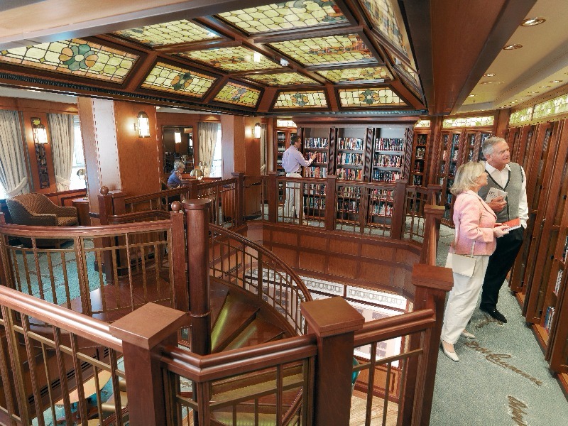 Croisière Cunard Queen Victoria Bibliothèque