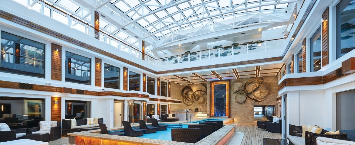 Croisière NCL Norwegian Bliss La cour intérieure The Haven