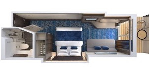 Croisière NCL Norwegian Cruise Line Encore Grand balcon plan