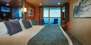 Croisière NCL Norwegian Cruise Line Pearl Au milieu du navire avec balcon