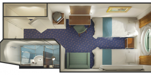 Croisière NCL Norwegian Cruise Line Spirit Vue mer familiale plan