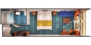 Croisiere NCL Norwegian Cruise Line Star Mini-Suite Sail Away Plan