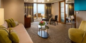 Croisière NCL Norwegian Cruise Line Sun Suite du Propriétaire avec grand Balcon